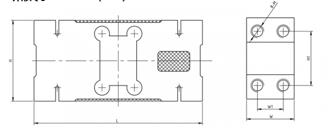Aluminum Alloy 100kg Precision Load Cell For Platform Scale Electronic ...
