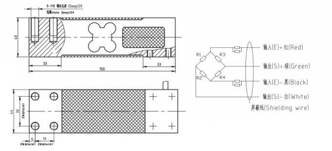 Electronic Strain Gauge Load Cell 100kg Platform Counting Scale ...