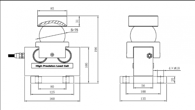 Mini 30t weighbridge bridge analog load cell 3*18m truck scale sensor ...