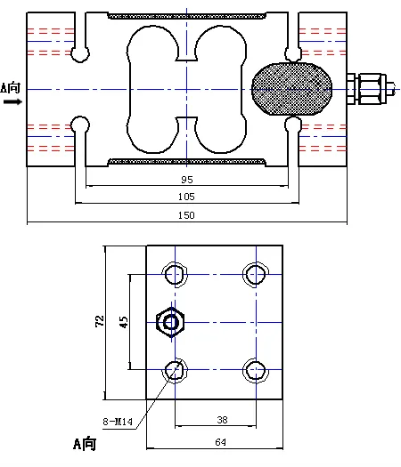 Digital Type Stainless Steel Single Point Load Cell OIML for Electronic Platform 0