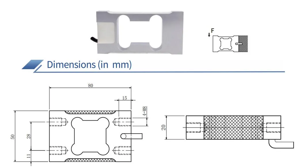 Aluminum Single Point Weight Sensor 0