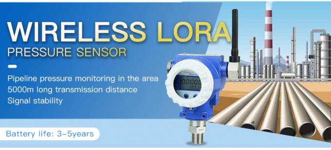 RPT243 Battery Powered Low Consumption LCD Display Wireless Pressure Sensor 0