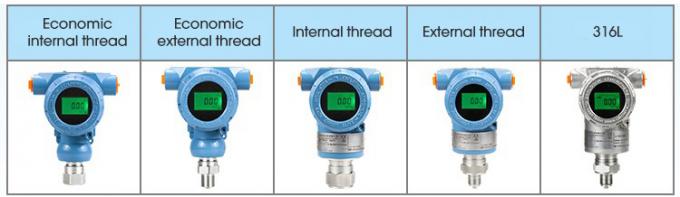 Ip65 Smart Pressure Transmitter With Double Flange Remote Single Crystal Silicon Pressure Sensor 0