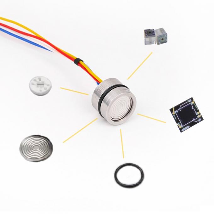 RJ10 OEM Stainless Steel Universal 19mm Piezoresistive Silicon Pressure Sensor for Water Air Liquid Gas 1