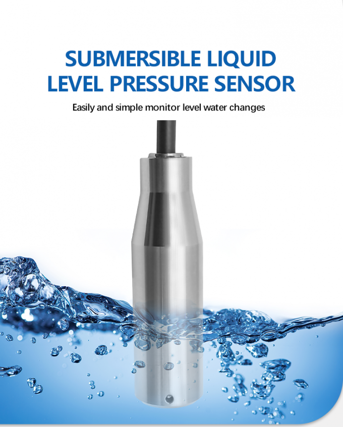 Sealed Gage Pressure Submersible Level Sensor for Submersible Pumps and Water Control 0