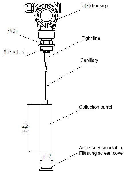 High Accarucy 0-10v Level Transmitter and Liquid Level Meter for Liquid Level Indicator 4