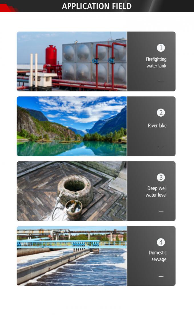 Rujia 4-20ma Submersible Liquid Level Sensor Indicator Transmitter Hydrostatic Water Level Sensors For Sewage Water Treatment 4