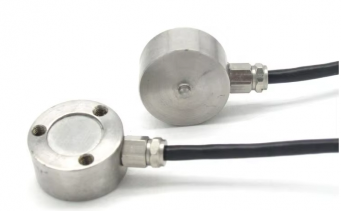 Compression type sub miniature button load cell 300kg 500kg