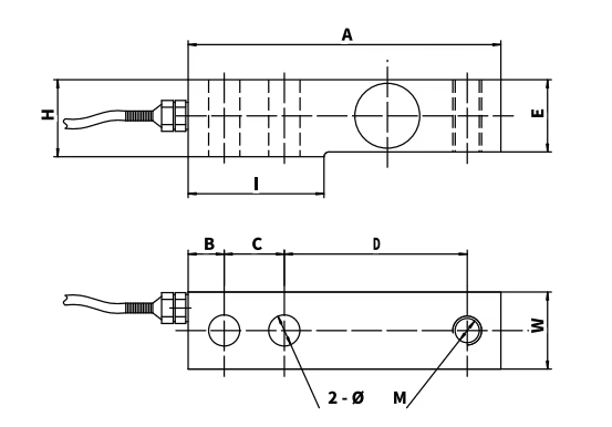 Shear Beam Load Cell Sensor 1000KG
