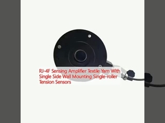 RJ-4F Sensing Amplifier Textile Yarn With Single Side Wall Mounting Single-roller Tension Sensors